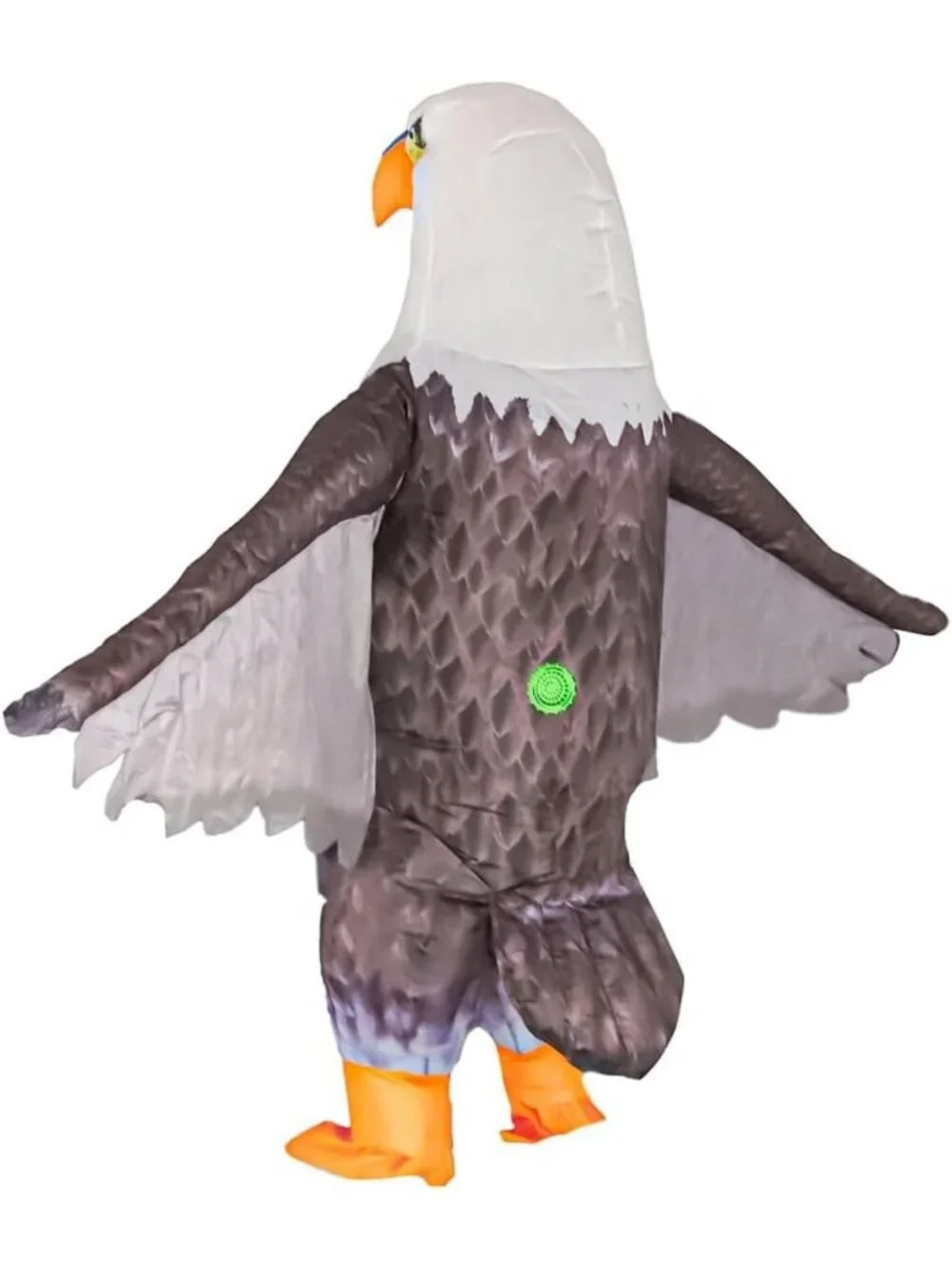 Inflatable Eagle Mascot Costume for Adults - Funny Blow-Up Halloween Cosplay
